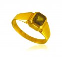22Kt Gold Gem Stone Ring - Click here to buy online - 767 only..