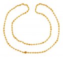Click here to View - 22Kt Gold Ladies White Tulsi Mala 