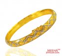 22k Fancy Ladies Gold Kada (1 pc) - Click here to buy online - 1,719 only..