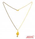 22k Gold Indian Fancy Mangalsutra - Click here to buy online - 600 only..