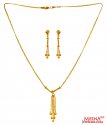 Click here to View -  22K Gold Necklace Set 