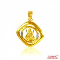 22 kt Gold Laxmi Pendant - Click here to buy online - 529 only..