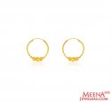 22K Gold Hoop Earrings - Click here to buy online - 436 only..