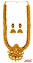 22 Karat Gold Temple Necklace Set - Click here to buy online - 10,897 only..