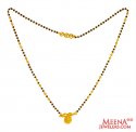 22k Yellow Gold Mangalsutra - Click here to buy online - 708 only..
