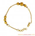 Fancy Ball Beads Bracelet 22K  - Click here to buy online - 782 only..