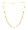 22Karat Gold Layer Chain With Pearl - Click here to buy online - 1,638 only..