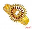 Click here to View - 22 Kt Gold Designer Signity Bangle 
