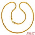 22k Gold Mens Chain - Click here to buy online - 2,758 only..