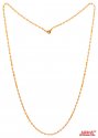 22Kt Gold and Pearls Long Chain