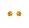 22Kt Gold Tops - ErGt2888 - 22Kt Gold Earring Tops, Beautifully Hand ...