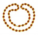 22k Gold Rudraksh Mala - Click here to buy online - 3,553 only..
