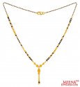 22Kt Gold  Mangalsutra Chain - Click here to buy online - 666 only..
