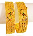 22kt Gold Designer Kada (1Pc) - Click here to buy online - 2,819 only..