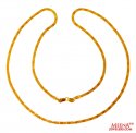 22kt Gold Flat Chain  - Click here to buy online - 590 only..