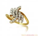 18K Yellow Gold Fancy Diamond Ring - Click here to buy online - 2,266 only..