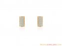 Gold CZ Earrings (22 Karat) - Click here to buy online - 638 only..