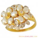 22k Designer Antique Pearl Ring - Click here to buy online - 672 only..