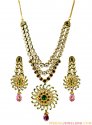 22Kt Gold Kundan Set - Click here to buy online - 11,195 only..