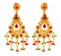 22Kt Gold Chand bali with Jhumki - Click here to buy online - 2,550 only..