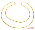 22Kt Yellow Gold Chain  - Click here to buy online - 457 only..