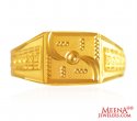22k Gold Mens Thin Ring  - Click here to buy online - 645 only..