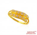 Click here to View - 22kt Gold Signity Ring for ladies 