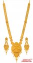 Click here to View - 22kt Gold Long Necklace Earring Set 