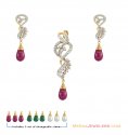 Click here to View - 18k Changeable Diamond Pendant Set 