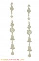 Click here to View - 18Kt White Long Earring 