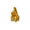 22 Kt Gold Sainath Pendant - Click here to buy online - 905 only..