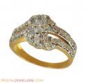 18K Gold Diamond Ring - Click here to buy online - 2,193 only..