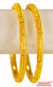 Click here to View - 22kt Gold Bangles 2pc 