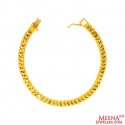 22Kt Gold Men Bracelet - Click here to buy online - 1,509 only..