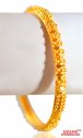 22KT Gold Filigree Bangles(1pcs) - Click here to buy online - 1,354 only..