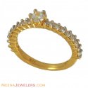 22K Gold Solitaire Ring - Click here to buy online - 505 only..