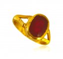 22Kt Gold Precious Stone Ring - Click here to buy online - 1,316 only..