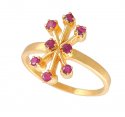 Gold Ring with Ruby - Click here to buy online - 419 only..