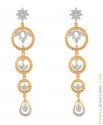 Gold 2 Tone Fancy Earrings - Click here to buy online - 2,597 only..