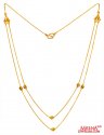 Click here to View - 22Kt Gold Meenakari Layered Chain 