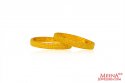 22 Kt Gold Girls Kada  - Click here to buy online - 2,245 only..