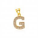 Click here to View - 22Kt Gold Pendant with Initial(G) 