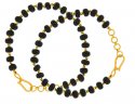22K Baby Bracelet with Black beads - Click here to buy online - 844 only..