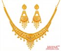 Click here to View - 22 Karat Gold Necklace  Set 