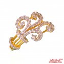 Click here to View - 22Kt Gold and CZ Designer Ring 