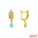22Kt Gold Fancy Pearls Earrings