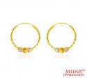 Click here to View - 22 Kt Gold Hoop Earrings for Girls 