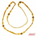 22 Kt Gold Long Meenakari Chain - Click here to buy online - 3,745 only..