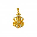 Ganesh Pendant (22K Gold) - Click here to buy online - 817 only..