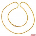 22k Gold Wheat Style Chain - Click here to buy online - 1,138 only..
